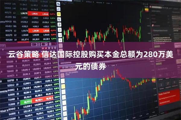 云谷策略 信达国际控股购买本金总额为280万美元的债券